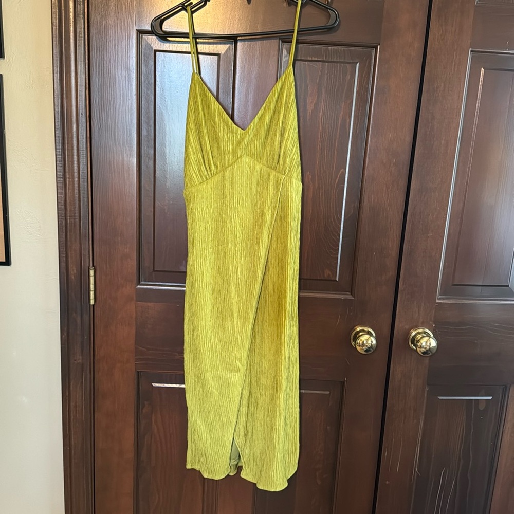 Lulu’s Mid Length Slit Dress